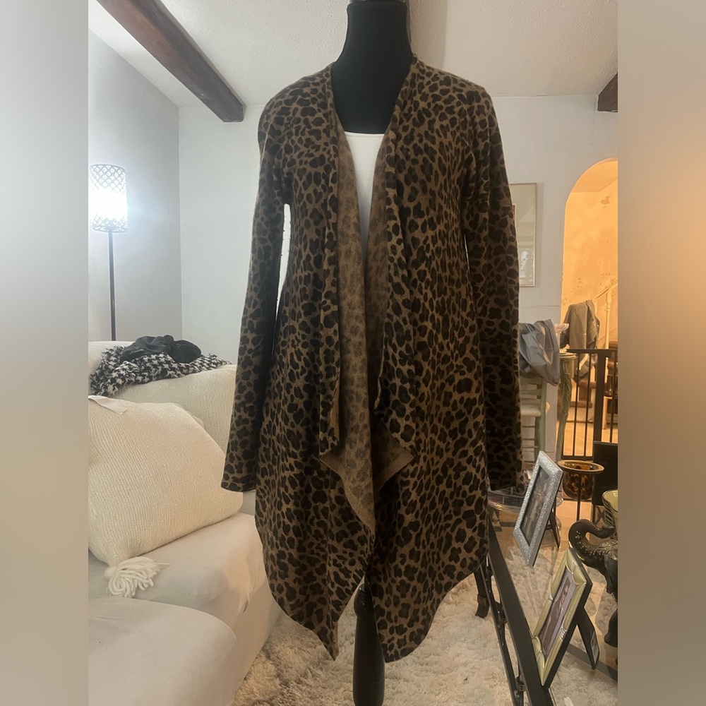 Saks Fifth avenue Black Label draped cardigan